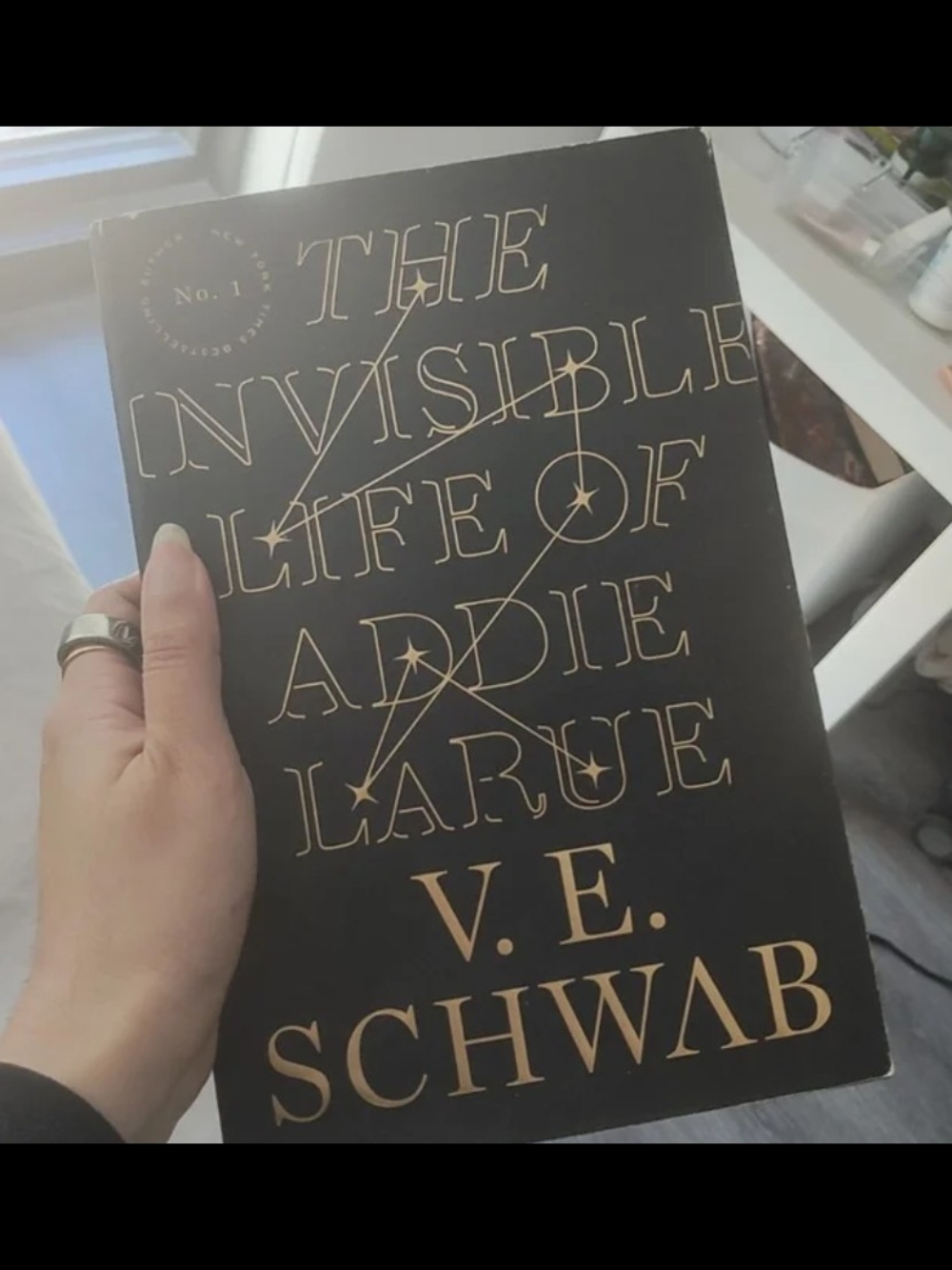 The Invisible Life of Addie LaRue by V.E. Schwab - Black & Gold Hardcover
